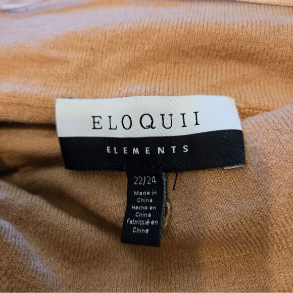 Eloquii Elements Sweaters Mock Neck Tunic Sweater Plus Sz 22/24 Preowned - Picture 7 of 12
